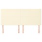 vidaXL Kopfteile 4 Stk. Creme 100x5x78/88 cm Kunstleder