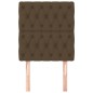 vidaXL Kopfteile 2 Stk. Dunkelbraun 80x7x78/88 cm Stoff vidaXL Kopfteile 2 Stk. Dunkelbraun 80x7x78/88 cm Stoff
