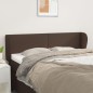 vidaXL Kopfteil mit Ohren Braun 147x23x78/88 cm Kunstleder vidaXL Kopfteil mit Ohren Braun 147x23x78/88 cm Kunstleder