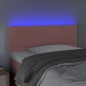 vidaXL LED Kopfteil Rosa 90x5x78/88 cm Samt vidaXL LED Kopfteil Rosa 90x5x78/88 cm Samt