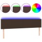 vidaXL LED Kopfteil Braun 180x5x78/88 cm Kunstleder vidaXL LED Kopfteil Braun 180x5x78/88 cm Kunstleder