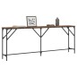 vidaXL Konsolentisch Räuchereiche 200x29x75 cm Holzwerkstoff vidaXL Konsolentisch Räuchereiche 200x29x75 cm Holzwerkstoff