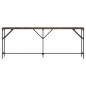 vidaXL Konsolentisch Räuchereiche 200x29x75 cm Holzwerkstoff vidaXL Konsolentisch Räuchereiche 200x29x75 cm Holzwerkstoff