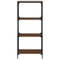 vidaXL Bücherregal 4 Böden Braun Eiche 59x35x132 cm Holzwerkstoff vidaXL Bücherregal 4 Böden Braun Eiche 59x35x132 cm Holzwerkstoff