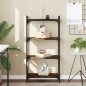 vidaXL Bücherregal 4 Böden Räuchereiche 60x30x120 cm Holzwerkstoff vidaXL Bücherregal 4 Böden Räuchereiche 60x30x120 cm Holzwerkstoff
