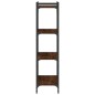vidaXL Bücherregal 4 Böden Braun Eiche-Optik 60x30x120cm Holzwerkstoff vidaXL Bücherregal 4 Böden Braun Eiche-Optik 60x30x120cm Holzwerkstoff
