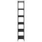 vidaXL Bücherregal 6 Böden Schwarz 80x30x188 cm Holzwerkstoff vidaXL Bücherregal 6 Böden Schwarz 80x30x188 cm Holzwerkstoff