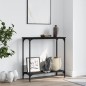 vidaXL Konsolentisch Schwarz 75x30,5x75 cm Holzwerkstoff vidaXL Konsolentisch Schwarz 75x30,5x75 cm Holzwerkstoff