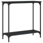 vidaXL Konsolentisch Schwarz 75x30,5x75 cm Holzwerkstoff vidaXL Konsolentisch Schwarz 75x30,5x75 cm Holzwerkstoff