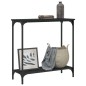vidaXL Konsolentisch Schwarz 75x30,5x75 cm Holzwerkstoff vidaXL Konsolentisch Schwarz 75x30,5x75 cm Holzwerkstoff