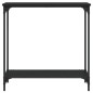 vidaXL Konsolentisch Schwarz 75x30,5x75 cm Holzwerkstoff vidaXL Konsolentisch Schwarz 75x30,5x75 cm Holzwerkstoff