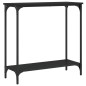 vidaXL Konsolentisch Schwarz 75x30,5x75 cm Holzwerkstoff vidaXL Konsolentisch Schwarz 75x30,5x75 cm Holzwerkstoff