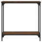 vidaXL Konsolentisch Braun Eichen-Optik 75x30,5x75 cm Holzwerkstoff