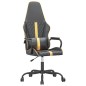 vidaXL Gaming-Stuhl mit Massagefunktion Gold und Schwarz Kunstleder vidaXL Gaming-Stuhl mit Massagefunktion Gold und Schwarz Kunstleder