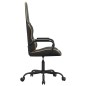 vidaXL Gaming-Stuhl mit Massagefunktion Gold und Schwarz Kunstleder vidaXL Gaming-Stuhl mit Massagefunktion Gold und Schwarz Kunstleder