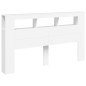 vidaXL LED-Kopfteil Weiß 180x18,5x103,5 cm Holzwerkstoff vidaXL LED-Kopfteil Weiß 180x18,5x103,5 cm Holzwerkstoff
