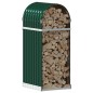 vidaXL Kaminholzunterstand Grün 40x45x100 cm Verzinkter Stahl vidaXL Kaminholzunterstand Grün 40x45x100 cm Verzinkter Stahl