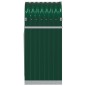 vidaXL Kaminholzunterstand Grün 40x45x100 cm Verzinkter Stahl vidaXL Kaminholzunterstand Grün 40x45x100 cm Verzinkter Stahl