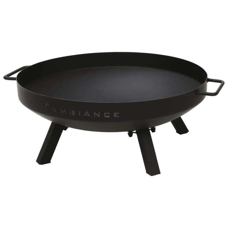 ProGarden Feuerschale mit Griffen Ø55 cm Schwarz ProGarden Feuerschale mit Griffen Ø55 cm Schwarz