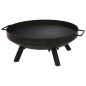 ProGarden Feuerschale mit Griffen Ø55 cm Schwarz ProGarden Feuerschale mit Griffen Ø55 cm Schwarz