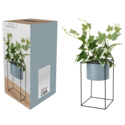 H&S Collection Kunstpflanze im Topf mit Metall-Pflanzenständer 44 cm