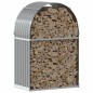 vidaXL Kaminholzunterstand Hellgrau 80x45x120 cm Verzinkter Stahl vidaXL Kaminholzunterstand Hellgrau 80x45x120 cm Verzinkter Stahl