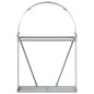 vidaXL Kaminholzunterstand Hellgrau 80x45x120 cm Verzinkter Stahl vidaXL Kaminholzunterstand Hellgrau 80x45x120 cm Verzinkter Stahl
