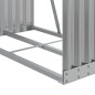 vidaXL Kaminholzunterstand Hellgrau 80x45x120 cm Verzinkter Stahl vidaXL Kaminholzunterstand Hellgrau 80x45x120 cm Verzinkter Stahl