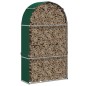 vidaXL Kaminholzunterstand Grün 120x45x210 cm Verzinkter Stahl vidaXL Kaminholzunterstand Grün 120x45x210 cm Verzinkter Stahl