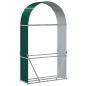 vidaXL Kaminholzunterstand Grün 120x45x210 cm Verzinkter Stahl vidaXL Kaminholzunterstand Grün 120x45x210 cm Verzinkter Stahl