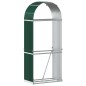 vidaXL Kaminholzunterstand Grün 80x45x190 cm Verzinkter Stahl vidaXL Kaminholzunterstand Grün 80x45x190 cm Verzinkter Stahl