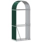 vidaXL Kaminholzunterstand Grün 80x45x190 cm Verzinkter Stahl vidaXL Kaminholzunterstand Grün 80x45x190 cm Verzinkter Stahl