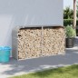 vidaXL Kaminholzunterstand Hellgrau 180x45x100 cm Verzinkter Stahl vidaXL Kaminholzunterstand Hellgrau 180x45x100 cm Verzinkter Stahl