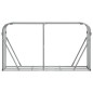 vidaXL Kaminholzunterstand Hellgrau 180x45x100 cm Verzinkter Stahl vidaXL Kaminholzunterstand Hellgrau 180x45x100 cm Verzinkter Stahl