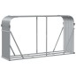 vidaXL Kaminholzunterstand Hellgrau 180x45x100 cm Verzinkter Stahl vidaXL Kaminholzunterstand Hellgrau 180x45x100 cm Verzinkter Stahl