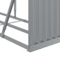 vidaXL Kaminholzunterstand Hellgrau 180x45x100 cm Verzinkter Stahl vidaXL Kaminholzunterstand Hellgrau 180x45x100 cm Verzinkter Stahl