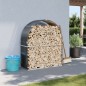 vidaXL Kaminholzunterstand Anthrazit 120x45x140 cm Verzinkter Stahl vidaXL Kaminholzunterstand Anthrazit 120x45x140 cm Verzinkter Stahl