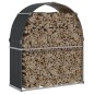 vidaXL Kaminholzunterstand Anthrazit 120x45x140 cm Verzinkter Stahl vidaXL Kaminholzunterstand Anthrazit 120x45x140 cm Verzinkter Stahl