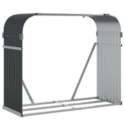 vidaXL Kaminholzunterstand Anthrazit 120x45x100 cm Verzinkter Stahl