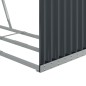 vidaXL Kaminholzunterstand Anthrazit 120x45x100 cm Verzinkter Stahl vidaXL Kaminholzunterstand Anthrazit 120x45x100 cm Verzinkter Stahl