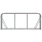vidaXL Kaminholzunterstand Braun 234x45x100 cm Verzinkter Stahl vidaXL Kaminholzunterstand Braun 234x45x100 cm Verzinkter Stahl