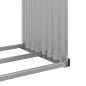 vidaXL Kaminholzunterstand Hellbraun 120x45x210 cm Verzinkter Stahl vidaXL Kaminholzunterstand Hellbraun 120x45x210 cm Verzinkter Stahl