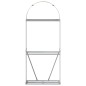 vidaXL Kaminholzunterstand Hellbraun 80x45x190 cm Verzinkter Stahl vidaXL Kaminholzunterstand Hellbraun 80x45x190 cm Verzinkter Stahl