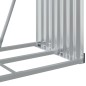 vidaXL Kaminholzunterstand Hellbraun 80x45x190 cm Verzinkter Stahl vidaXL Kaminholzunterstand Hellbraun 80x45x190 cm Verzinkter Stahl