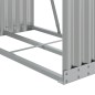vidaXL Kaminholzunterstand Silbern 80x45x120 cm Verzinkter Stahl vidaXL Kaminholzunterstand Silbern 80x45x120 cm Verzinkter Stahl