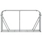vidaXL Kaminholzunterstand Silbern 180x45x100 cm Verzinkter Stahl vidaXL Kaminholzunterstand Silbern 180x45x100 cm Verzinkter Stahl