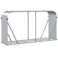 vidaXL Kaminholzunterstand Silbern 180x45x100 cm Verzinkter Stahl vidaXL Kaminholzunterstand Silbern 180x45x100 cm Verzinkter Stahl