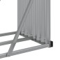 vidaXL Kaminholzunterstand Silbern 180x45x100 cm Verzinkter Stahl vidaXL Kaminholzunterstand Silbern 180x45x100 cm Verzinkter Stahl