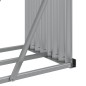 vidaXL Kaminholzunterstand Silbern 300x45x100 cm Verzinkter Stahl vidaXL Kaminholzunterstand Silbern 300x45x100 cm Verzinkter Stahl