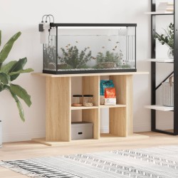 vidaXL Aquariumständer Sonoma-Eiche 100x40x60 cm Holzwerkstoff